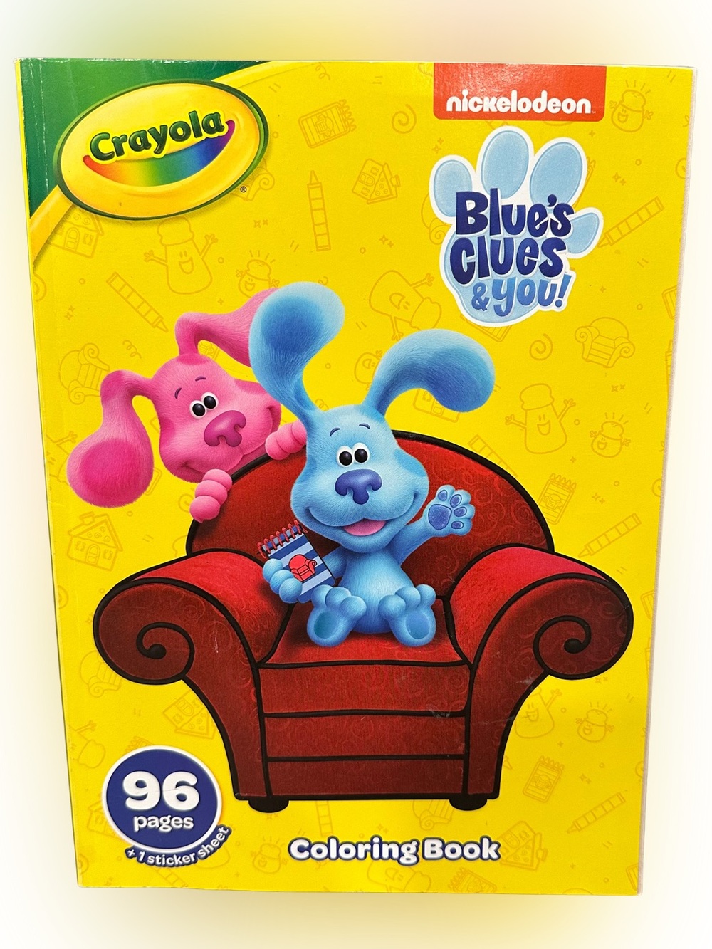 Crayola Blue’s Clues & You Coloring Book 96 Pages Nickelodeon